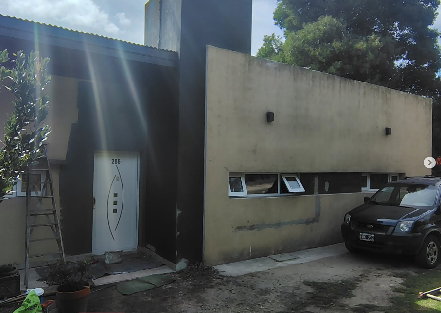 Antes: Pintura de fachada